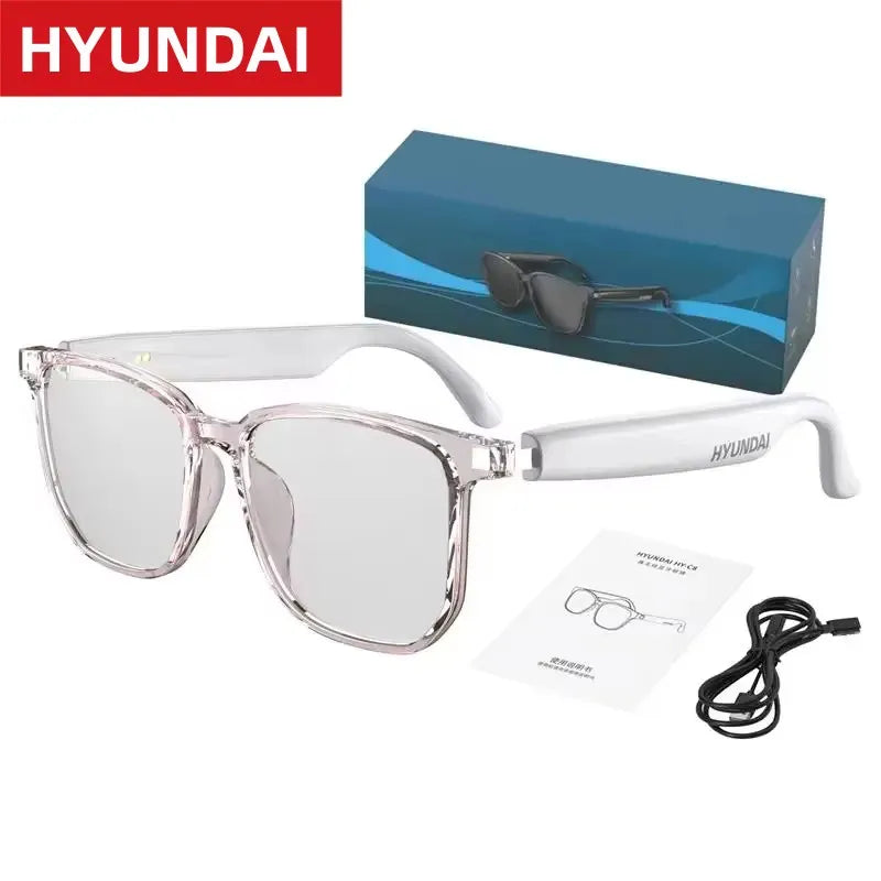HYUNDAI HY-C8 AI Smart Glasses with Bluetooth Earphones
