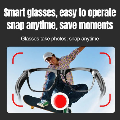 4K AI Smart Glasses with Camera & Bluetooth Calls