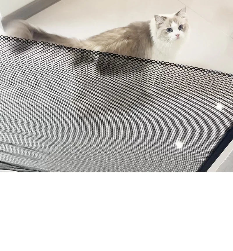 Retractable Pet Gate – Indoor Safety Fence for Dogs & Cats