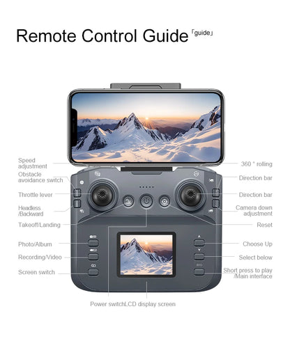 P18 RC Drone – Dual 8K Cameras & Obstacle Avoidance