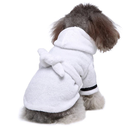 Pet Dog Bathrobe – Soft Pajamas & Drying Towel