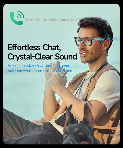 AI Smart Glasses with Camera, Calls & Translation