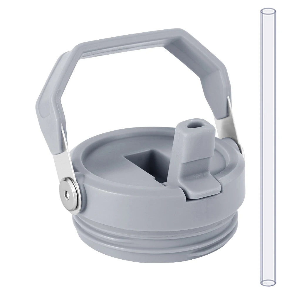 40oz Tumbler Flip Straw Lid – Spill-Proof with Handle