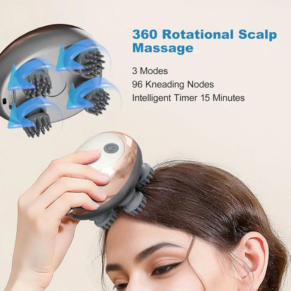 Electric Scalp Massager – Handheld & Portable