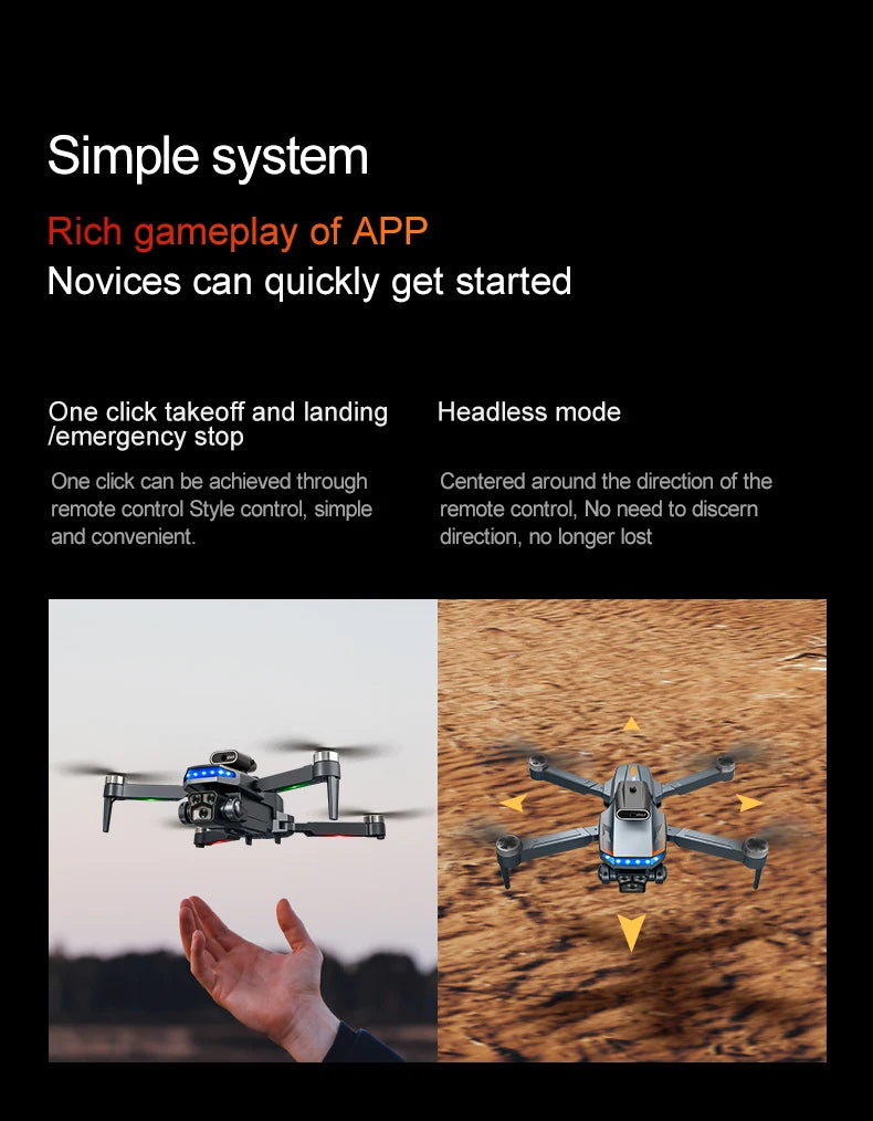 P18 RC Drone – Dual 8K Cameras & Obstacle Avoidance