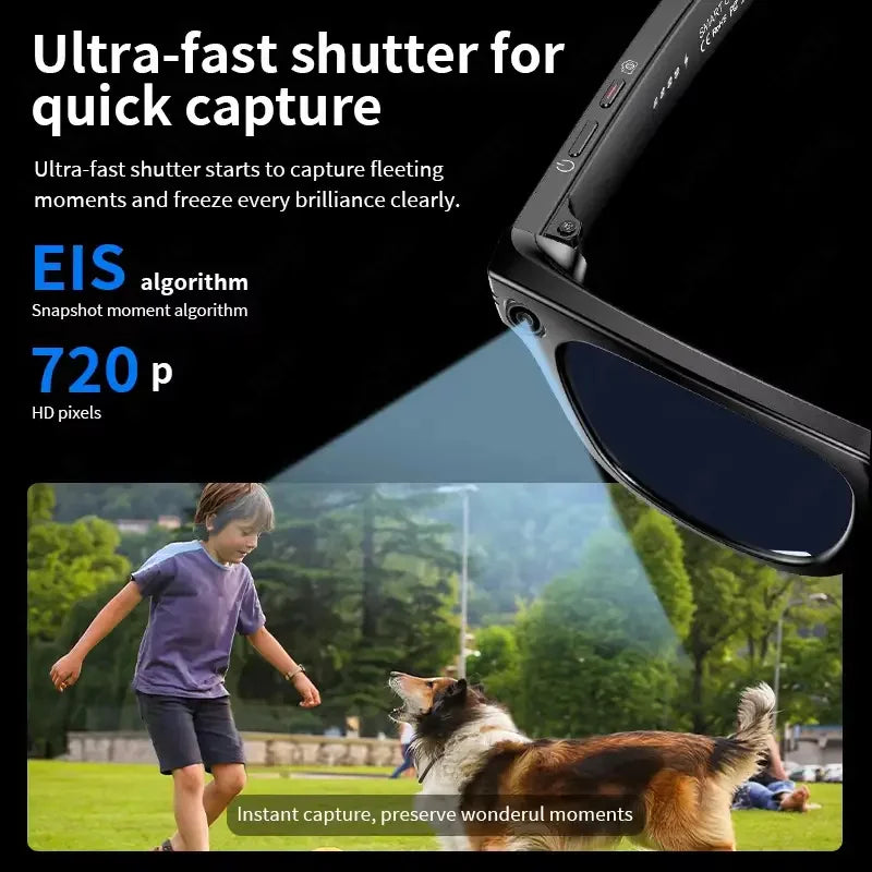 AI Smart Glasses with Camera, Calls & Translation
