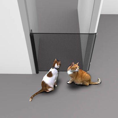 Retractable Pet Gate – Indoor Safety Fence for Dogs & Cats