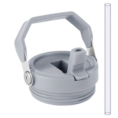 40oz Tumbler Flip Straw Lid – Spill-Proof with Handle