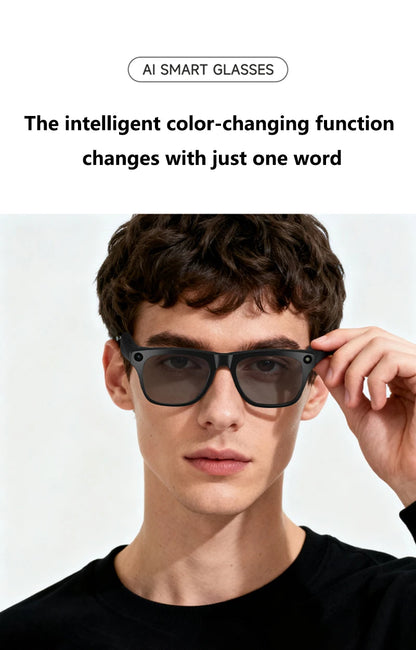 4K AI Smart Glasses with Camera & Bluetooth Calls