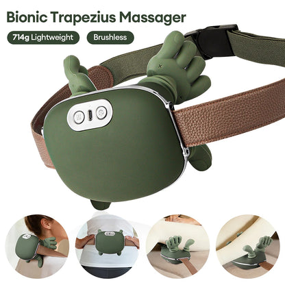 4D Bionic Neck & Shoulder Massager (Wireless, Kneading)
