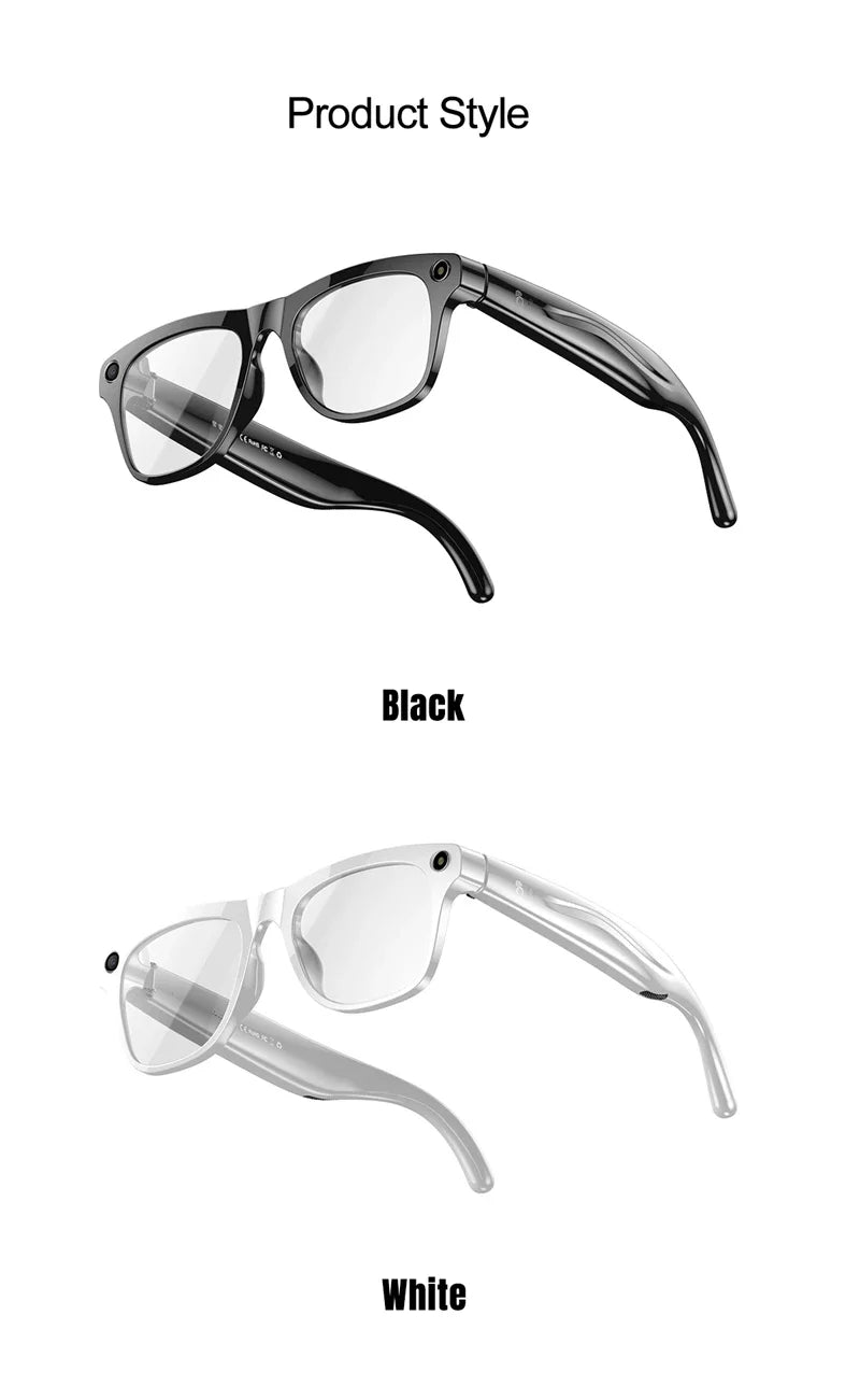 4K AI Smart Glasses with Camera & Bluetooth Calls