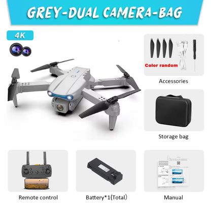 E99Pro 4K Drone – Dual Camera & Obstacle Avoidance