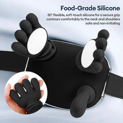 4D Bionic Neck & Shoulder Massager (Wireless, Kneading)