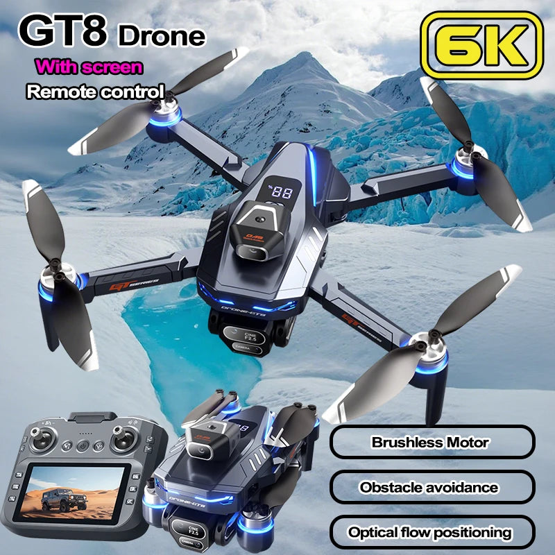 GT8 RC Drone – 6K Camera & Obstacle Avoidance