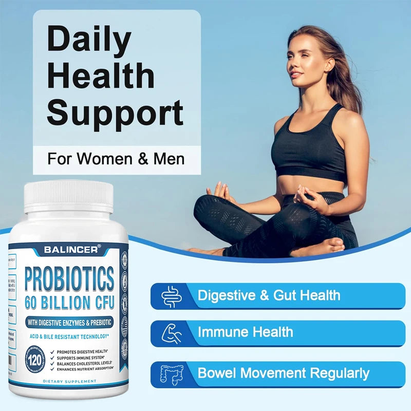 Probiotic + Prebiotic for Gut & Immune Support