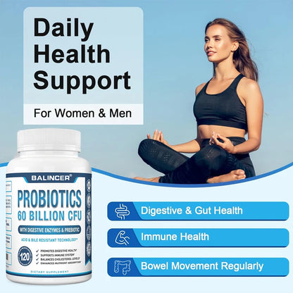 Probiotic + Prebiotic for Gut & Immune Support