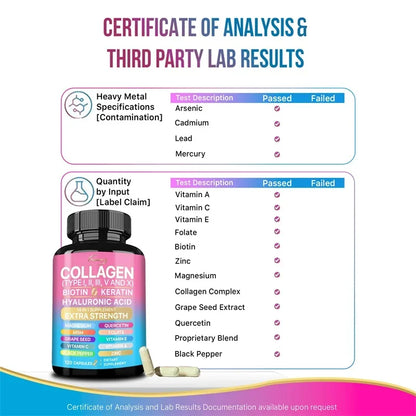 Collagen Supplement – Skin, Hair & Nail Support