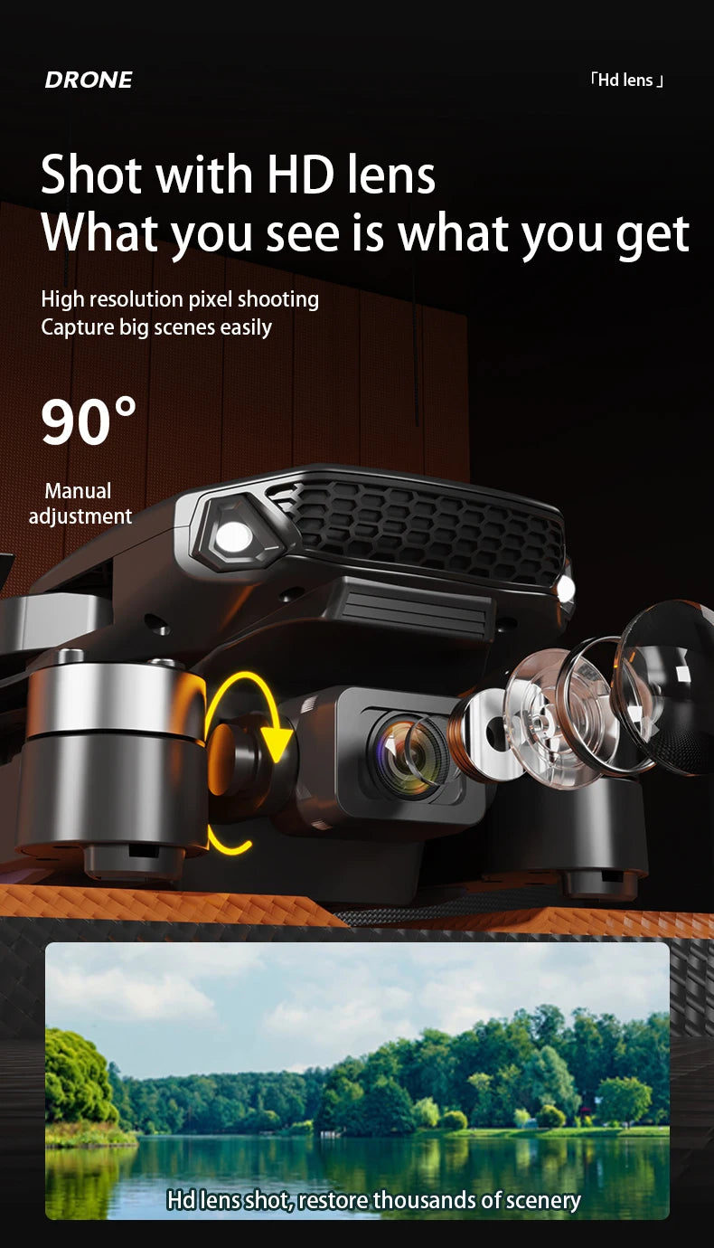 E88 PRO 8K Drone – Dual Camera & Obstacle Avoidance
