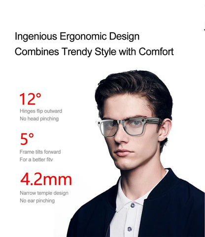 4K AI Smart Glasses with Camera & Bluetooth Calls