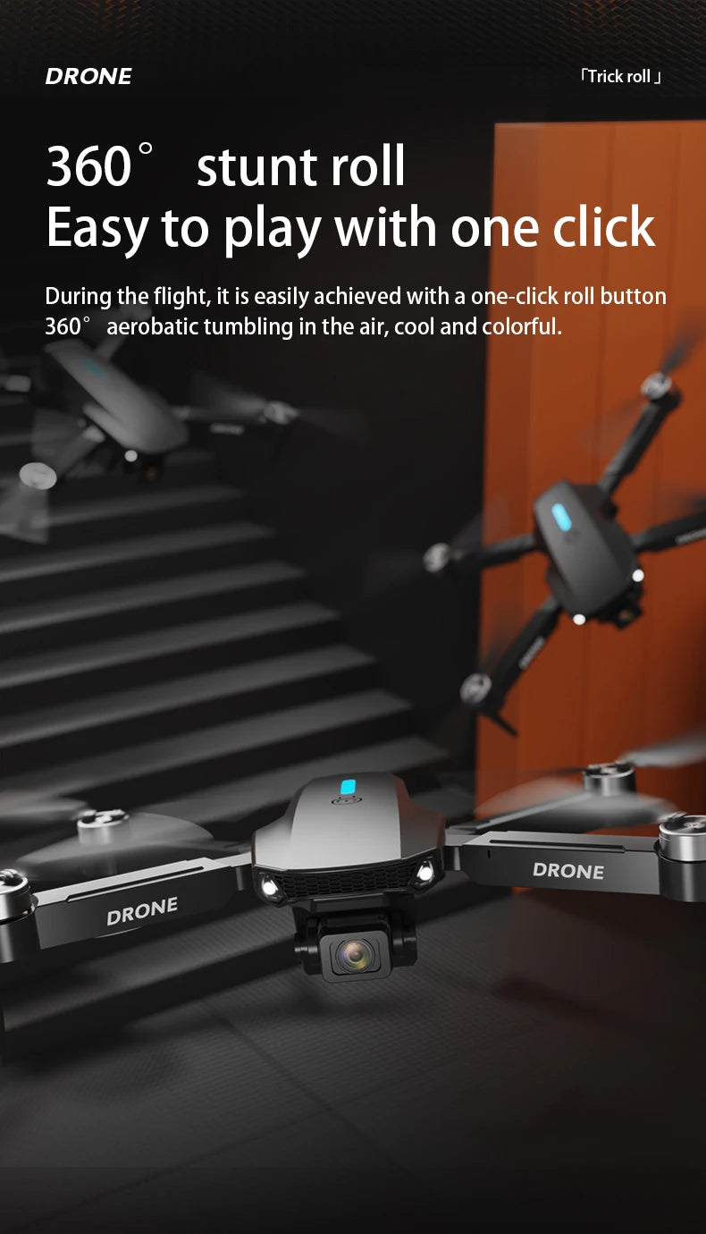 E88 PRO 8K Drone – Dual Camera & Obstacle Avoidance