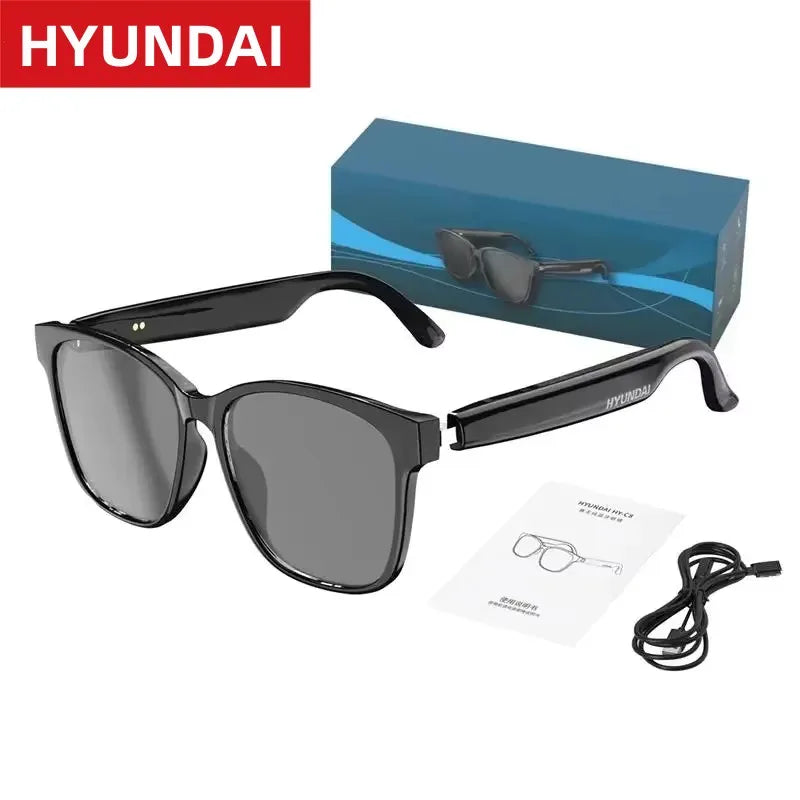 HYUNDAI HY-C8 AI Smart Glasses with Bluetooth Earphones