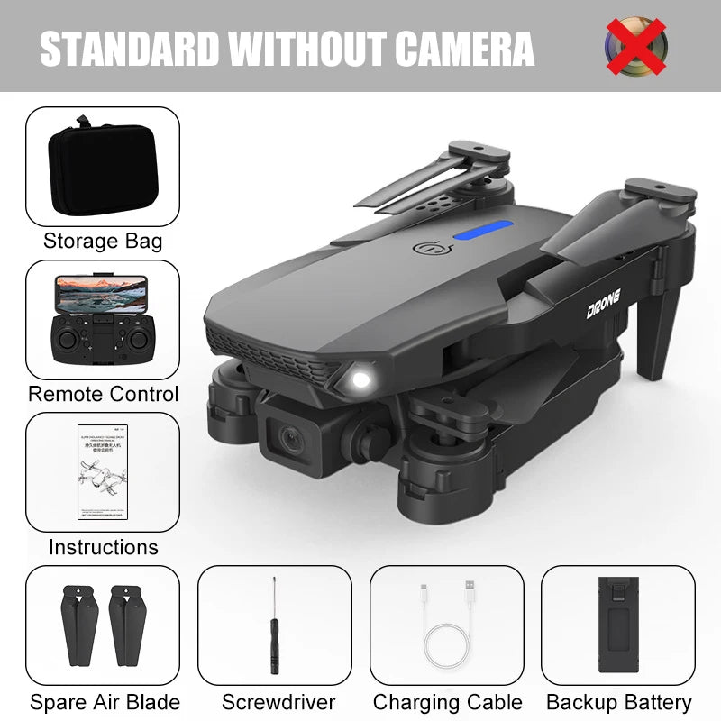 E88 PRO 8K Drone – Dual Camera & Obstacle Avoidance