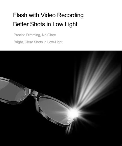 4K AI Smart Glasses with Camera & Bluetooth Calls