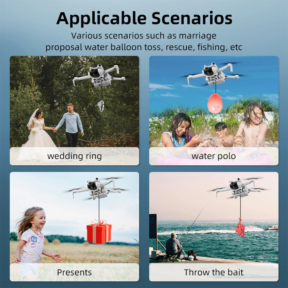 Drone Air Drop Thrower for DJI Mini 4 Pro