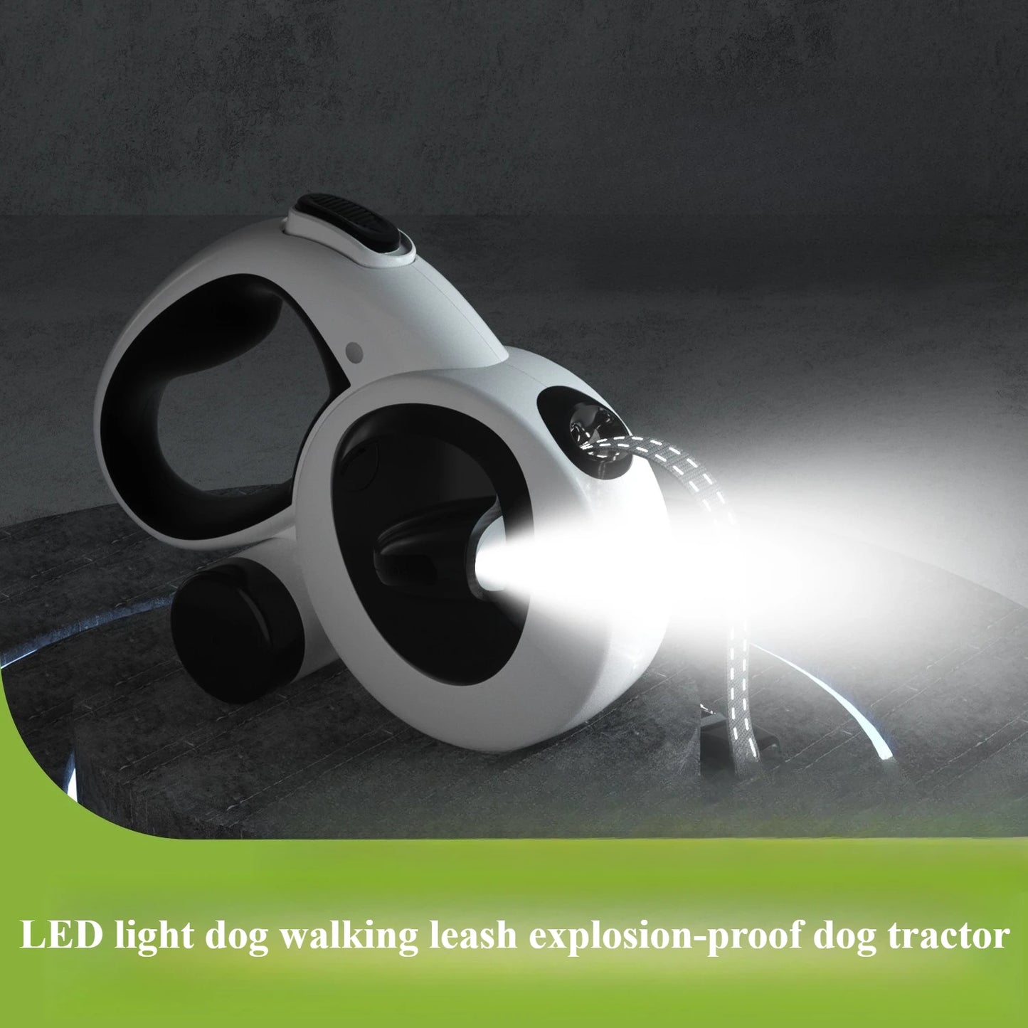 5M LED Reflective Retractable Dog Leash (Explosion-Proof)