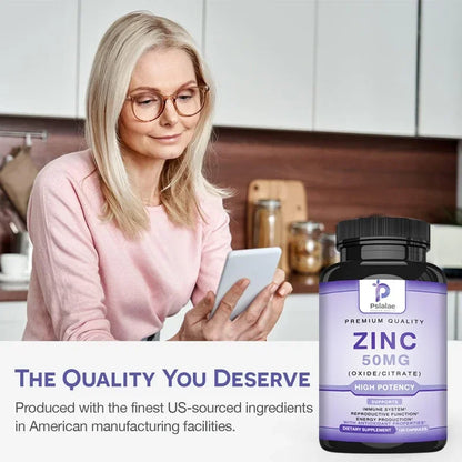 Zinc for Immunity & Energy Boost