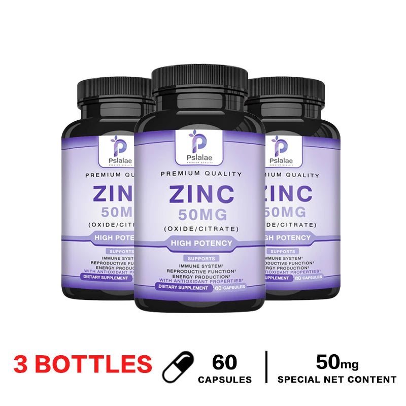 Zinc for Immunity & Energy Boost
