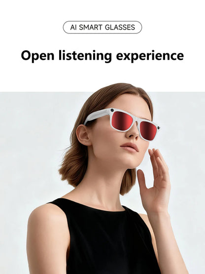 4K AI Smart Glasses with Camera & Bluetooth Calls