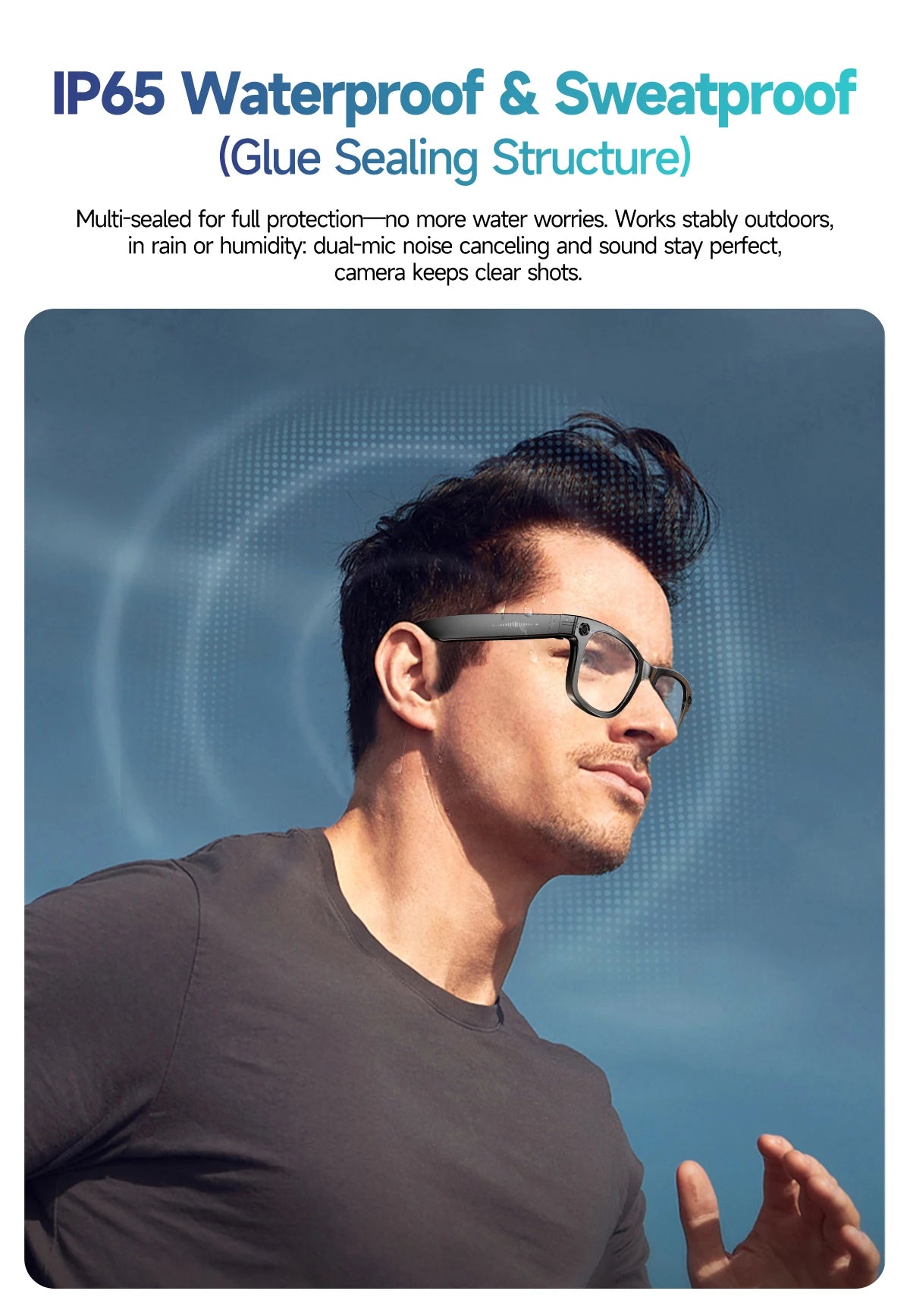 AI Smart Glasses with Camera, Calls & Translation
