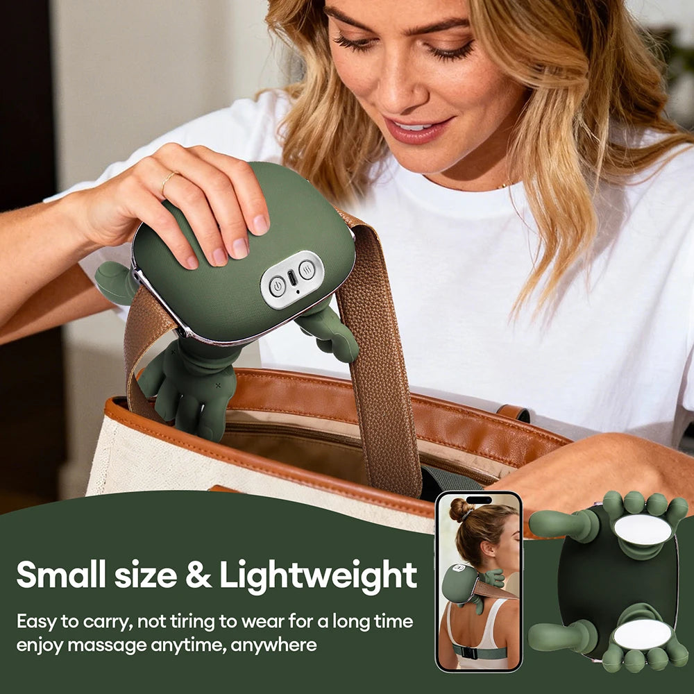 4D Bionic Neck & Shoulder Massager (Wireless, Kneading)
