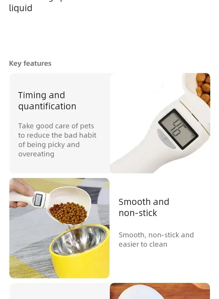 Pet Food Scale – LCD Digital Measuring Tool