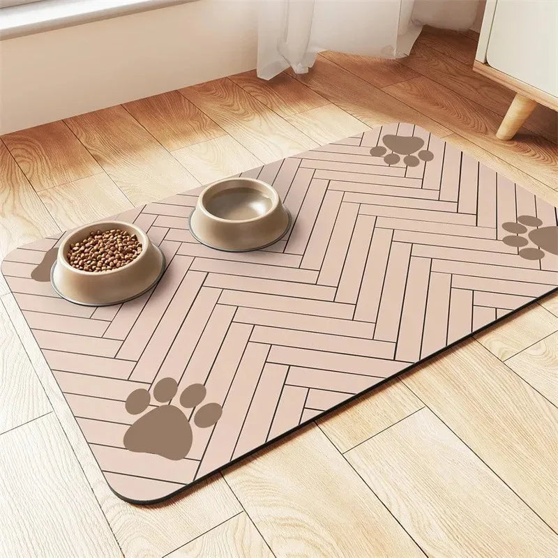 Non-Slip Silicone Pet Food Mat – Leak-Proof