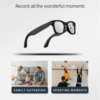 4K AI Smart Glasses with Camera & Bluetooth Calls