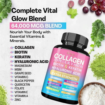Collagen Supplement – Skin, Hair & Nail Support