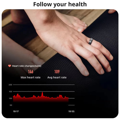 Smart Ring with Heart Rate & Sleep Monitor