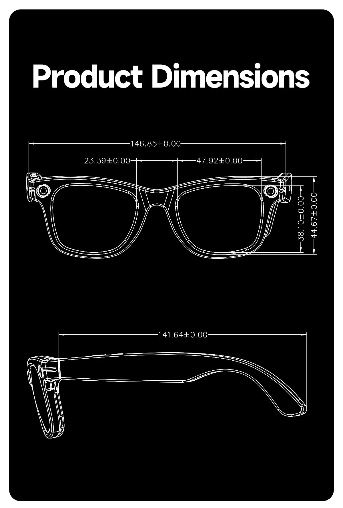 AI Smart Glasses with Camera, Calls & Translation