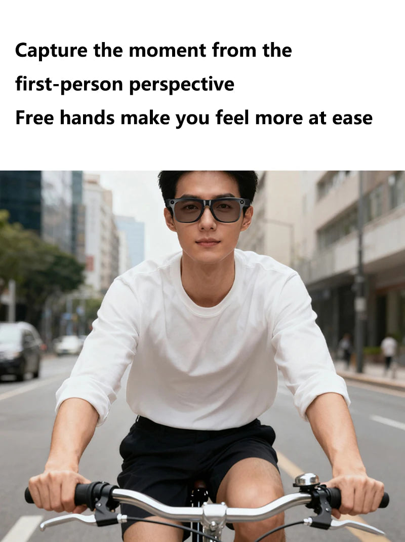 4K AI Smart Glasses with Camera & Bluetooth Calls