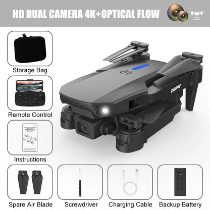 E88 PRO 8K Drone – Dual Camera & Obstacle Avoidance