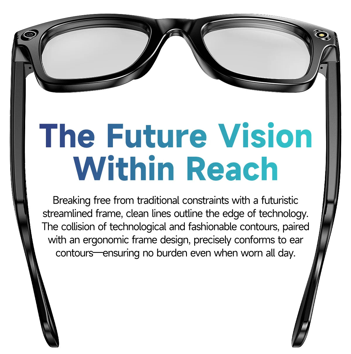 AI Smart Glasses with Camera, Calls & Translation