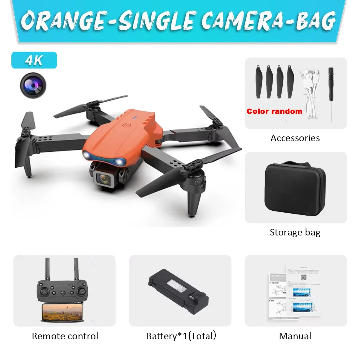 E99Pro 4K Drone – Dual Camera & Obstacle Avoidance