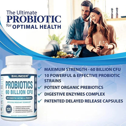 Probiotic + Prebiotic for Gut & Immune Support