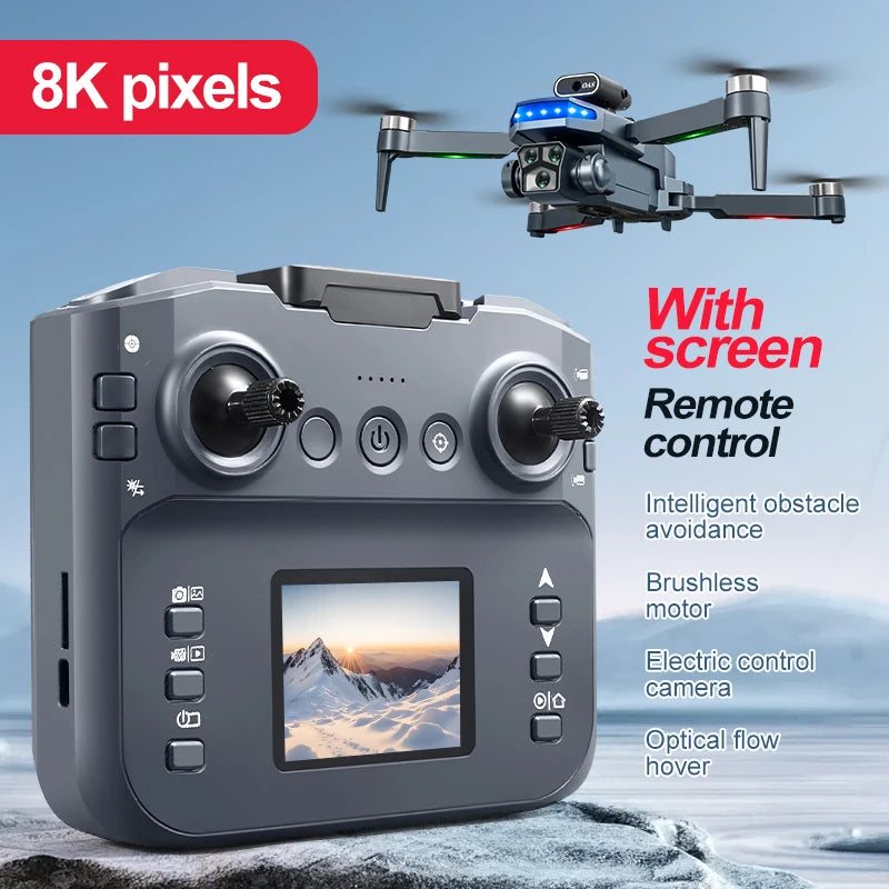 P18 RC Drone – Dual 8K Cameras & Obstacle Avoidance
