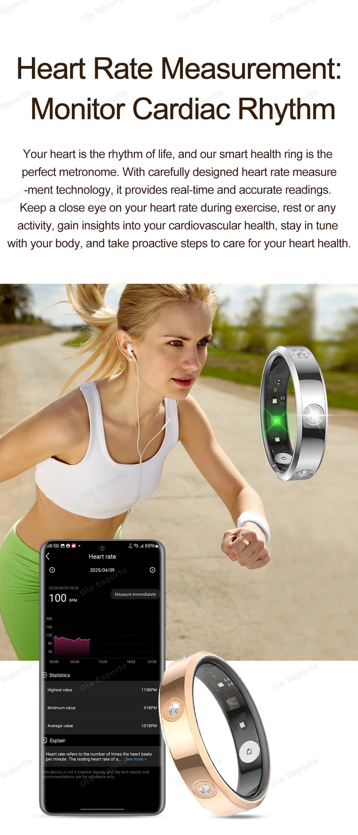 Smart Ring – Heart Rate & Health Monitor