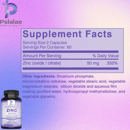 Zinc for Immunity & Energy Boost