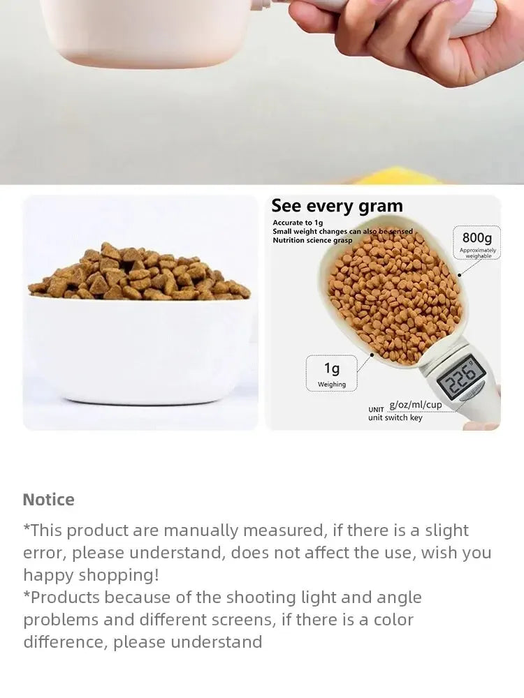 Pet Food Scale – LCD Digital Measuring Tool