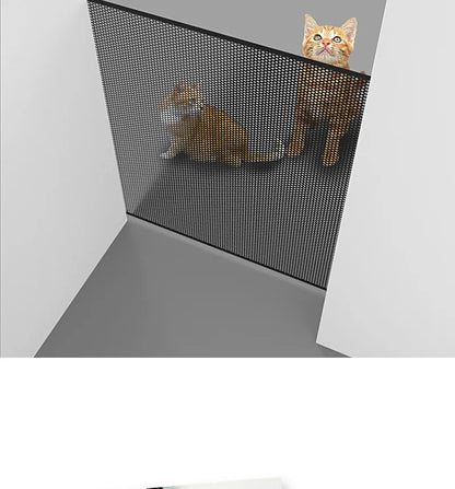 Retractable Pet Gate – Indoor Safety Fence for Dogs & Cats